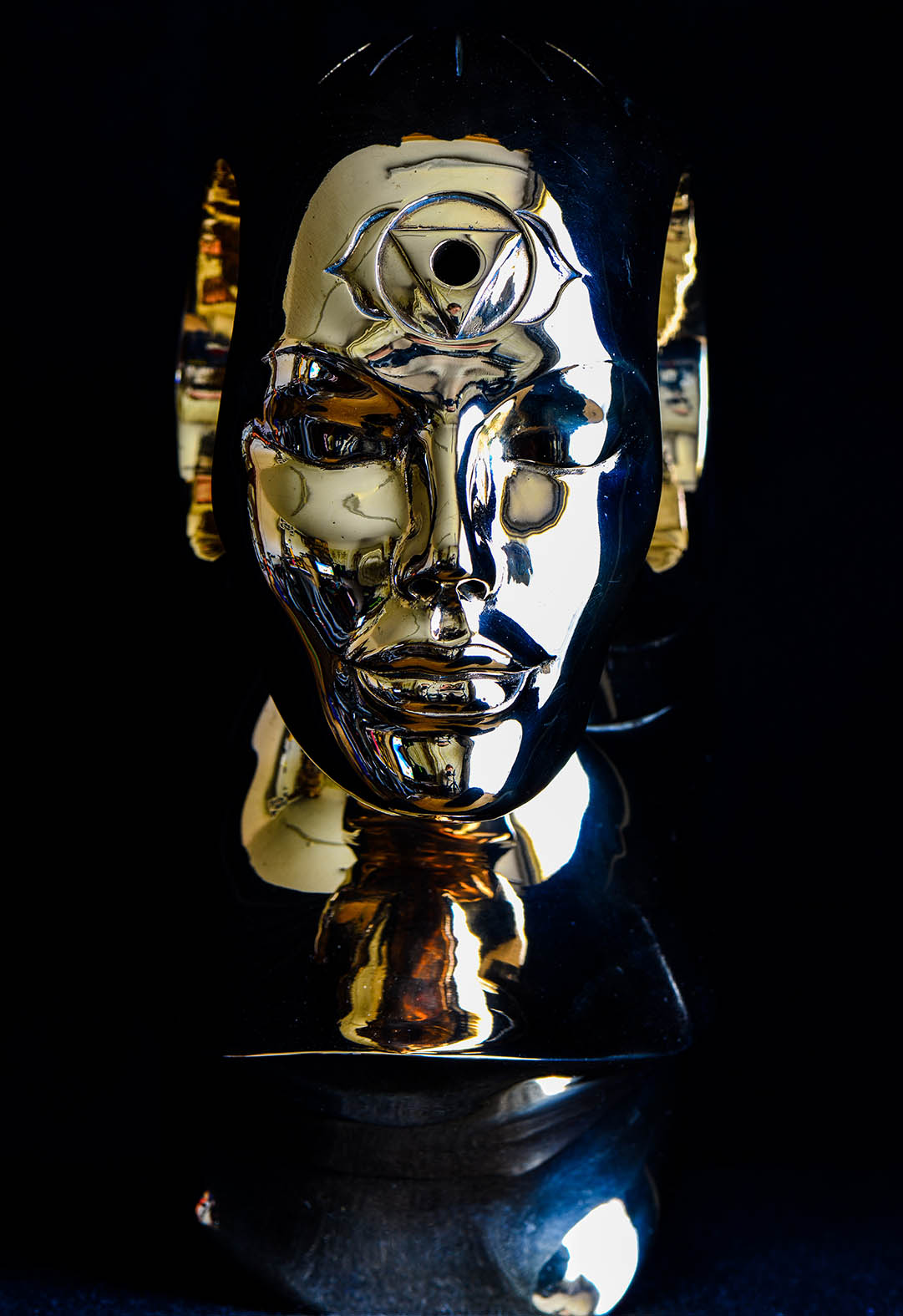 Samadhi Bronze sculpture by Andrew Thomas