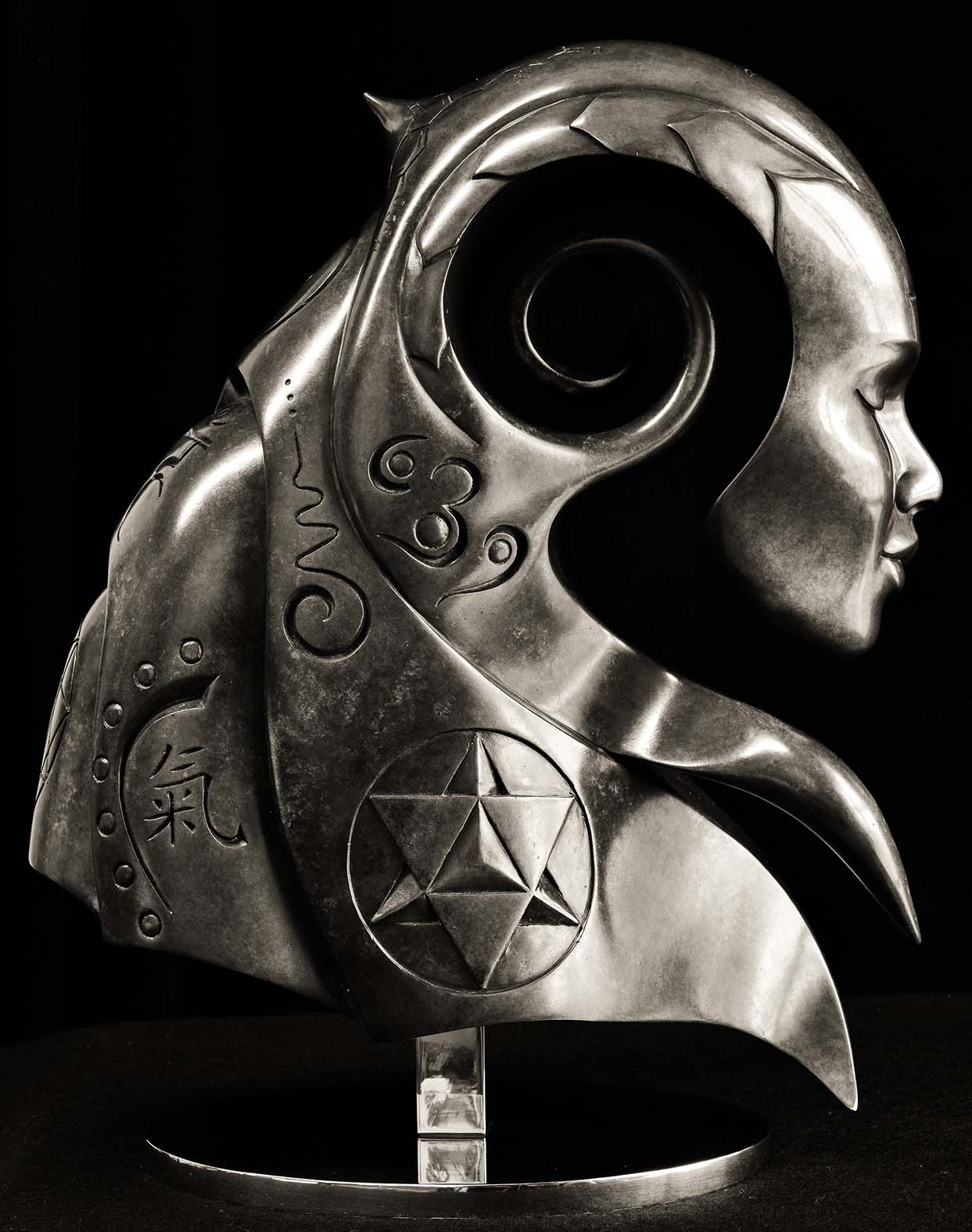 Akasha Bronze sculpture by Andrew Thomas