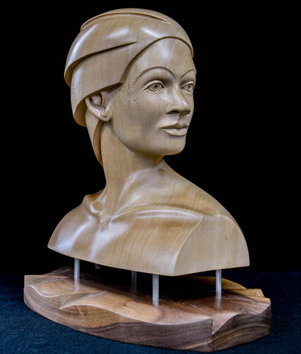 Avant-Garde Bust by Jim Roach