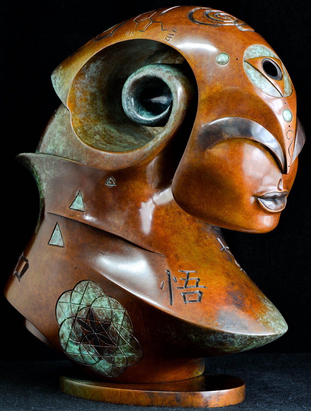 Bronze sculpture by Andrew Thomas