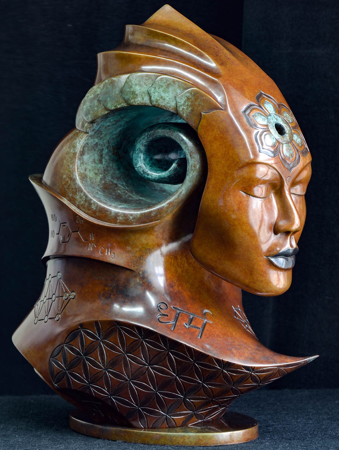 Bronze sculpture by Andrew Thomas